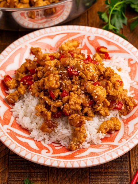 Teriyaki Ground Chicken Stir Fry